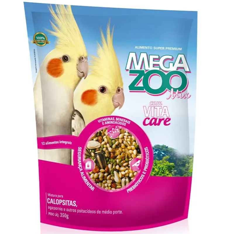 Ração Megazoo Mix Calopsita 350 g