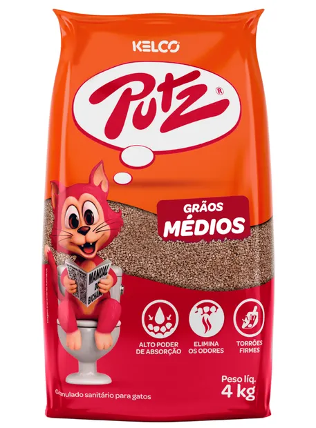 Granulado Sanitário Kelco Putz- 4kg