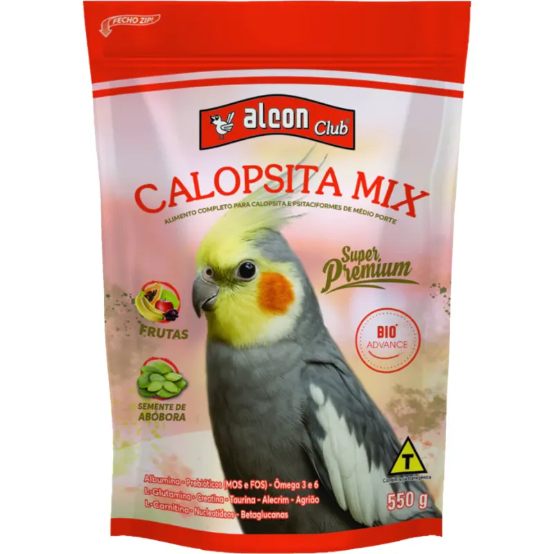 Ração Alcon Club Calopsita Mix 550 g
