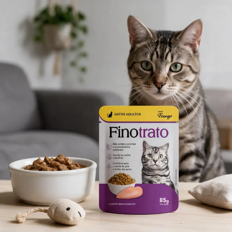 FINOTRATO SACHE GATOS ADULT FRANGO 18X85G