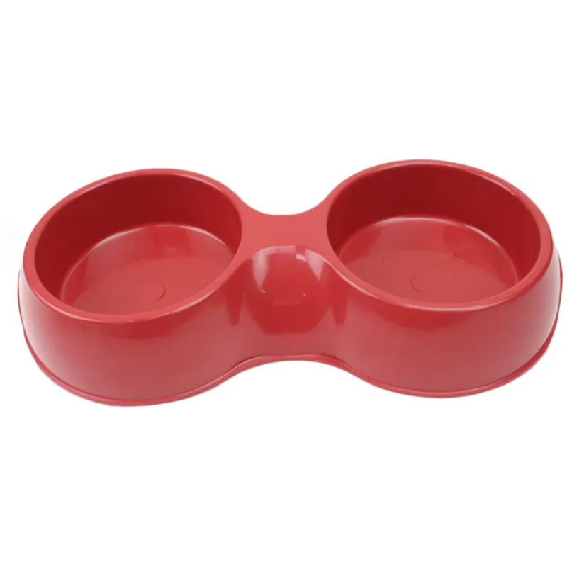 Comedouro Duplo Furacão Pet Pop Vermelho