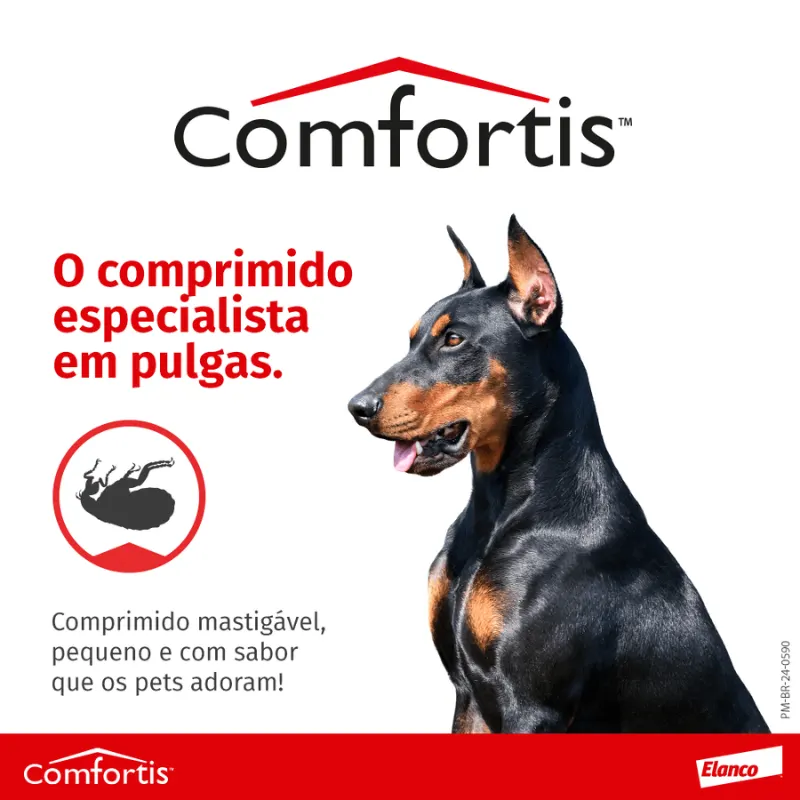 Comfortis Caixa com 1 Comprimidos 1620 mg para Cães de 27 a 54 Kg