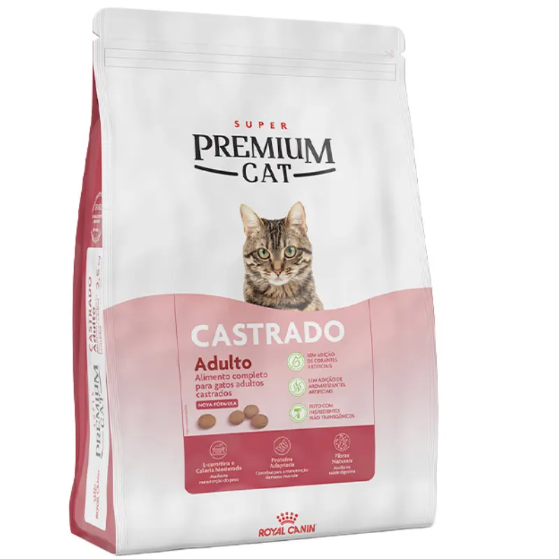 Ração Royal Canin Premium Cat para Gatos Adultos Castrados 1 Kg