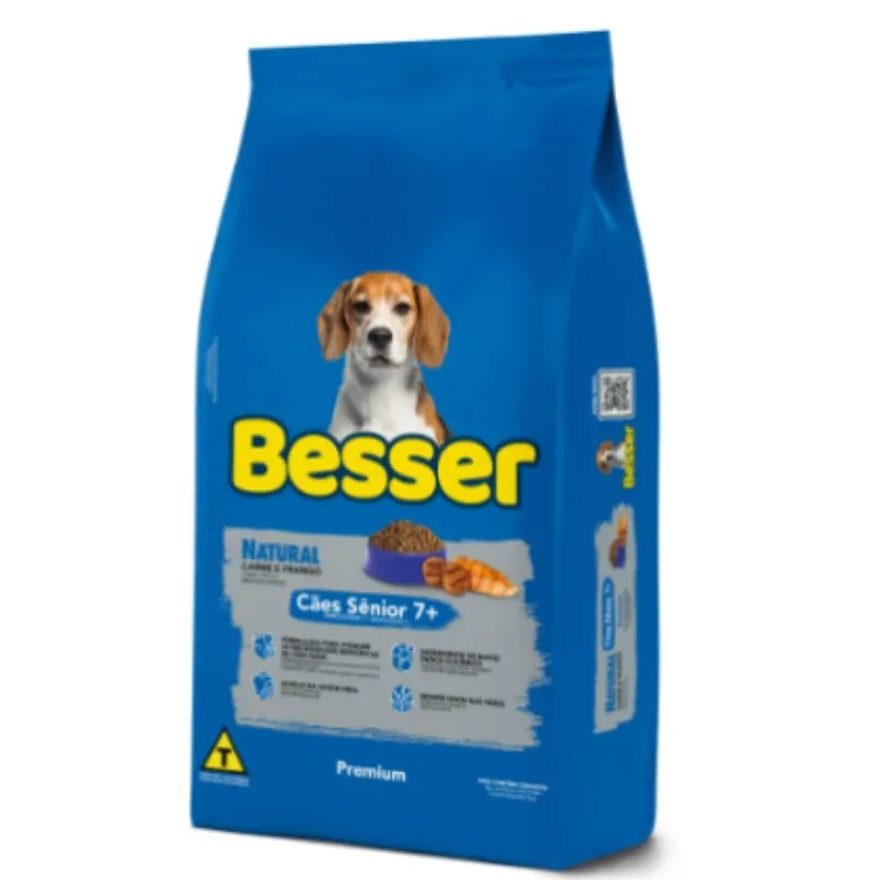 Ração Besser Natural Cães Sênior 15 Kg