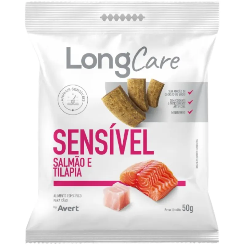 Longcare Salmão e Tilapia 50 g
