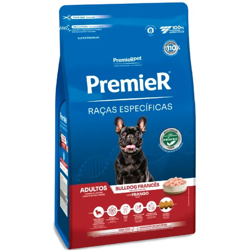 Ração Premier Raças Específicas Cães Adultos Bulldog Francês