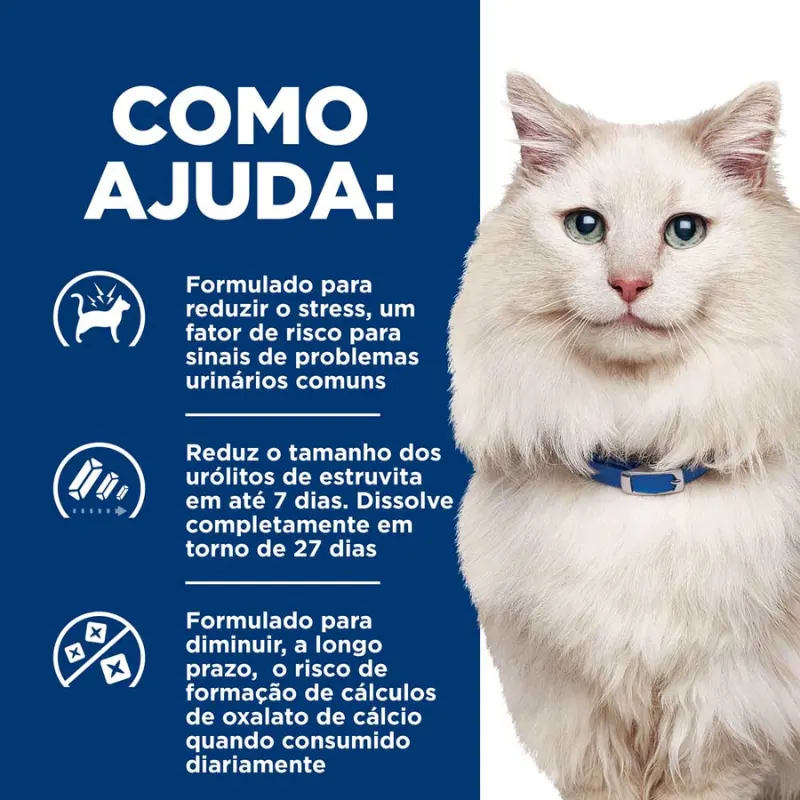 Ração Hill's Prescription Diet C/D Multicare Stress Gatos Adultos Cuidado Urinário 1,8 kg