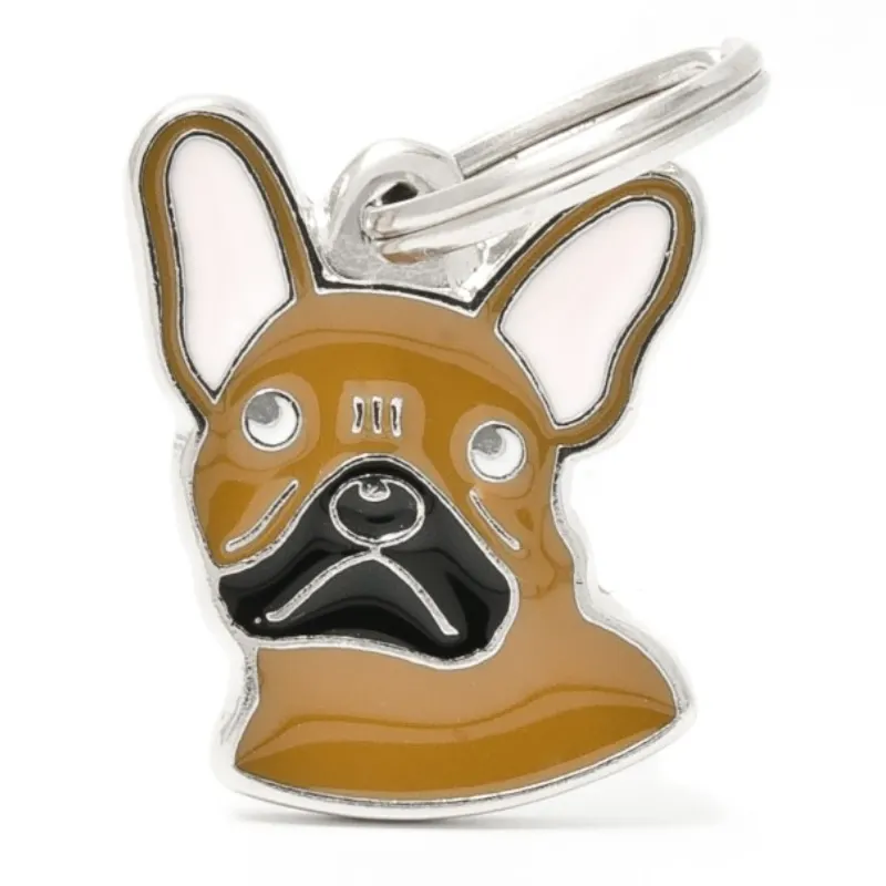 Medalha de Identificação My Family Bulldog Francês