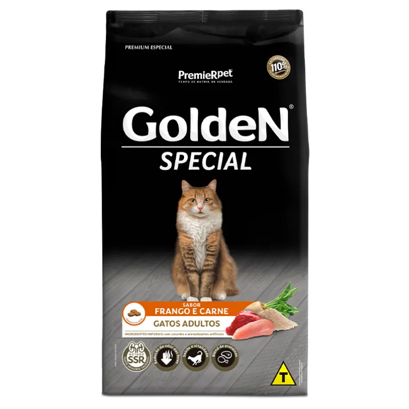 Ração Golden Special Gatos Adultos 10,1 Kg