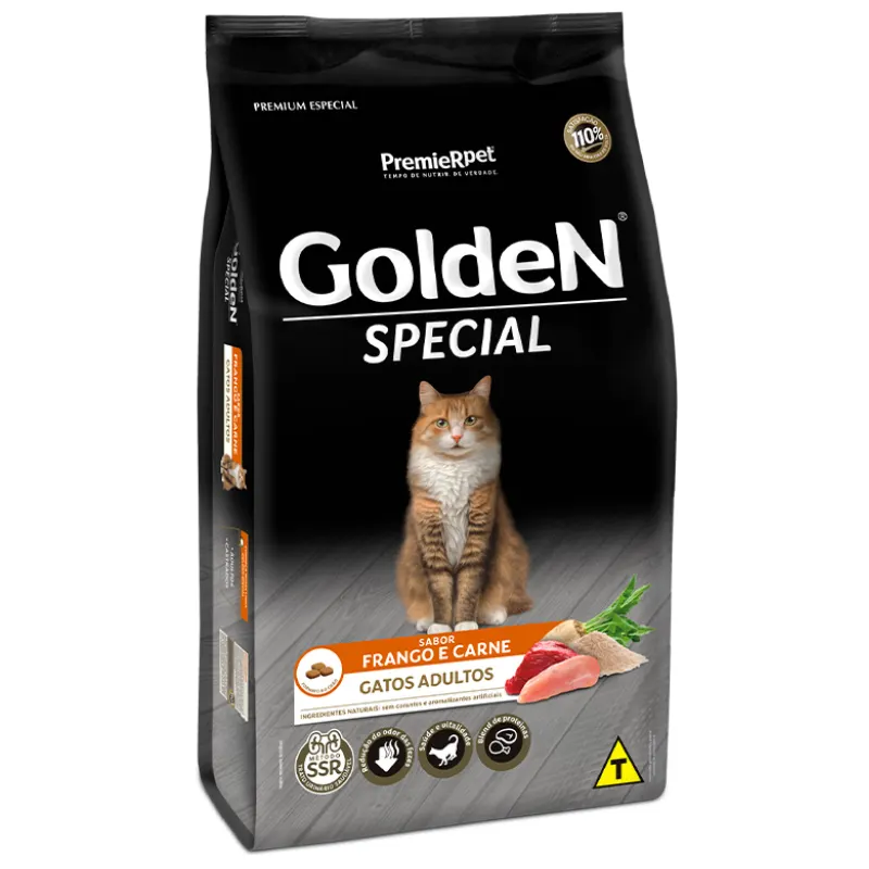 Ração Golden Special Gatos Adultos 10,1 Kg