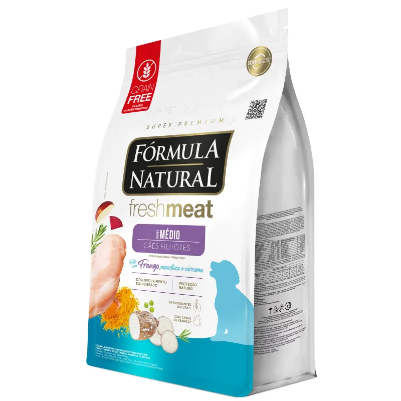 Ração Fórmula Natural Fresh Meat Filhote Médio 2,5 Kg