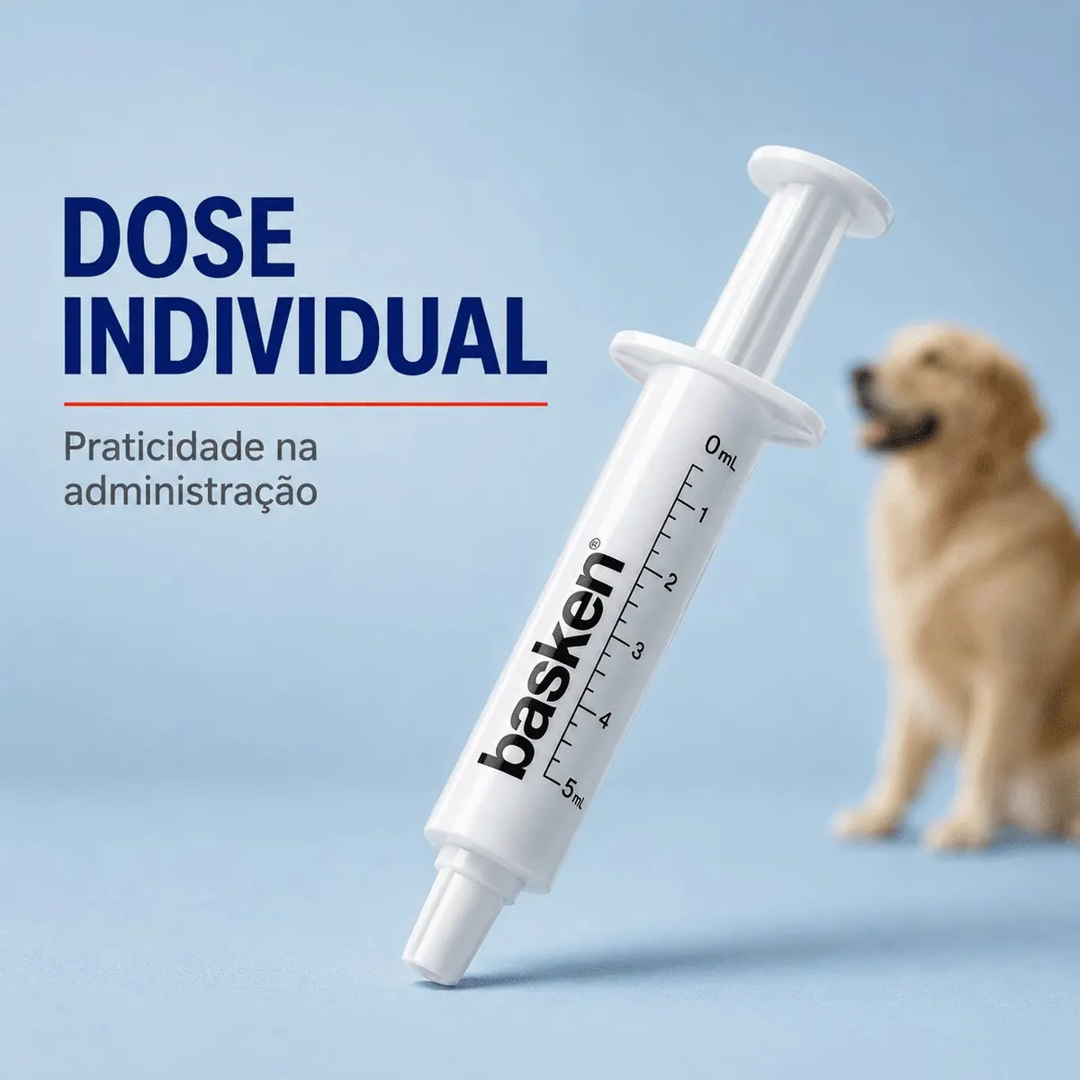 Vermífugo König Basken Suspensão Plus5 para Cães até 25 Kg 5ml