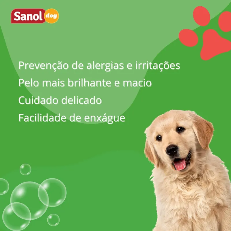 Sanol Dog Powerfruits Shampoo Melancia 500 ml