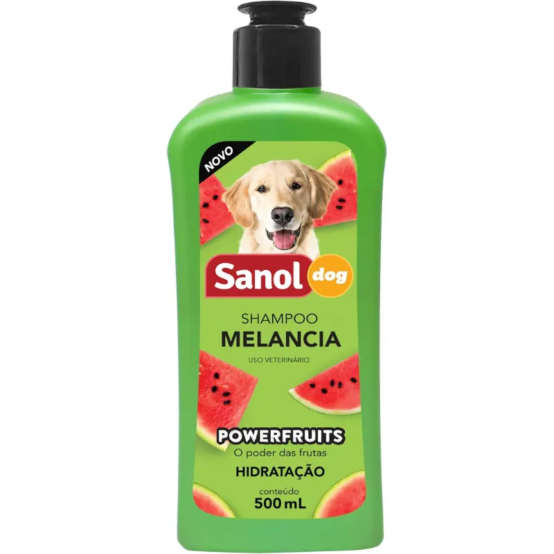 Sanol Dog Powerfruits Shampoo Melancia 500 ml