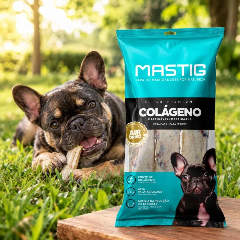 Osso Mastig Colágeno Roll para Cães com 3 Unidades 135 g