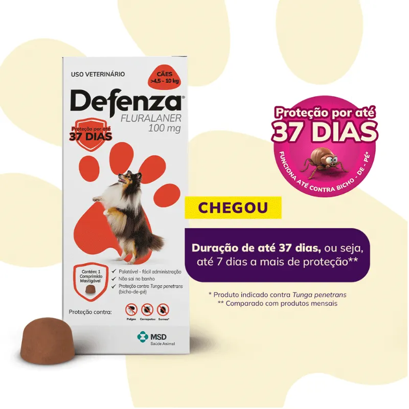 Defenza 100 Mg de 4,5 a 10 Kg