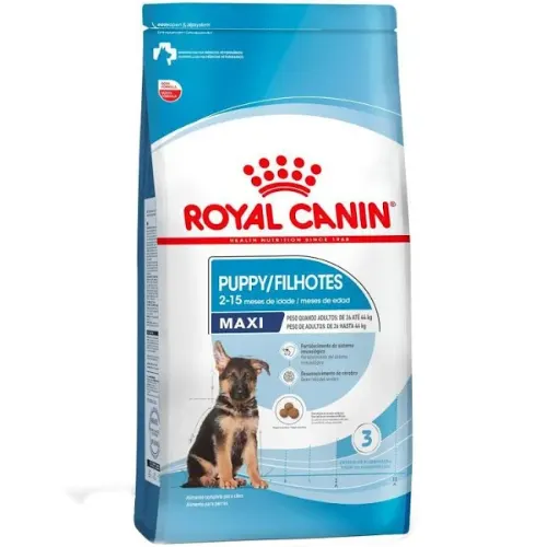 Ração Royal Canin Maxi Jr para Cães Filhotes Raças Grandes 15kg