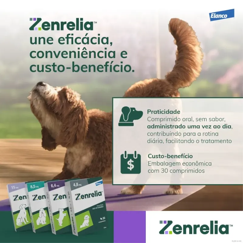 Zenrelia Elanco 4,8 mg para Cães com 30 Comprimidos