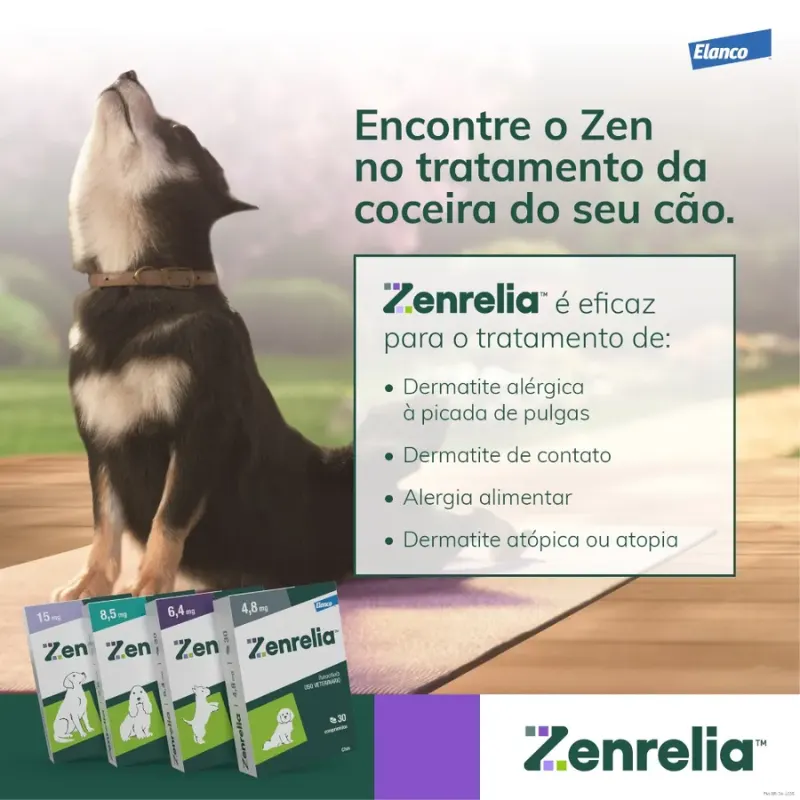 Zenrelia Elanco 4,8 mg para Cães com 30 Comprimidos