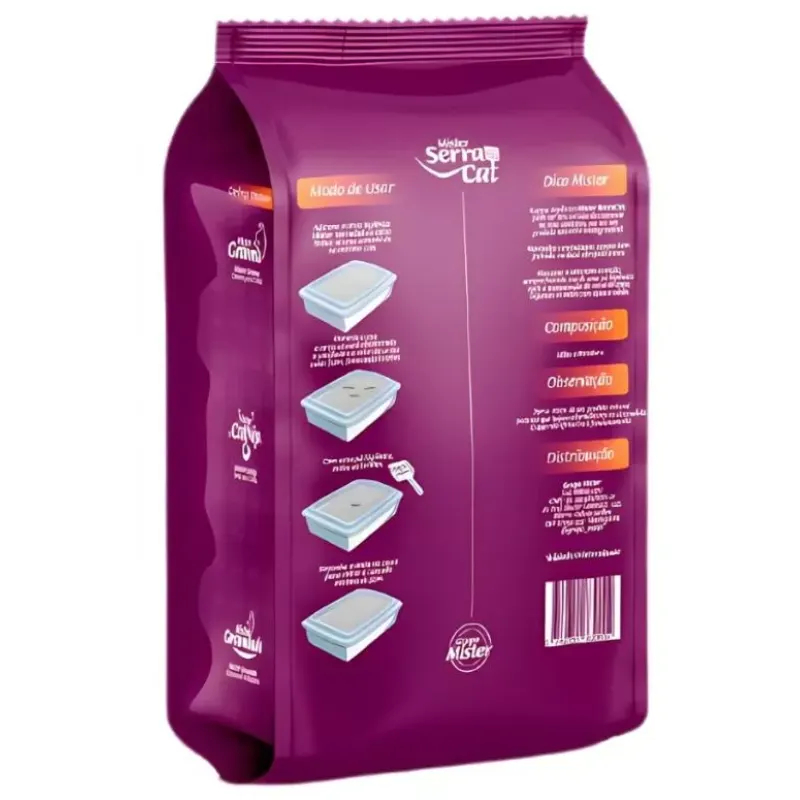 Mister Serra Cat Areia para Gatos Fina 4 Kg
