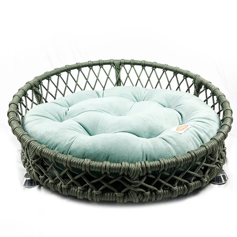 Cama Cheise Ilumine Acorda Verde para Cães