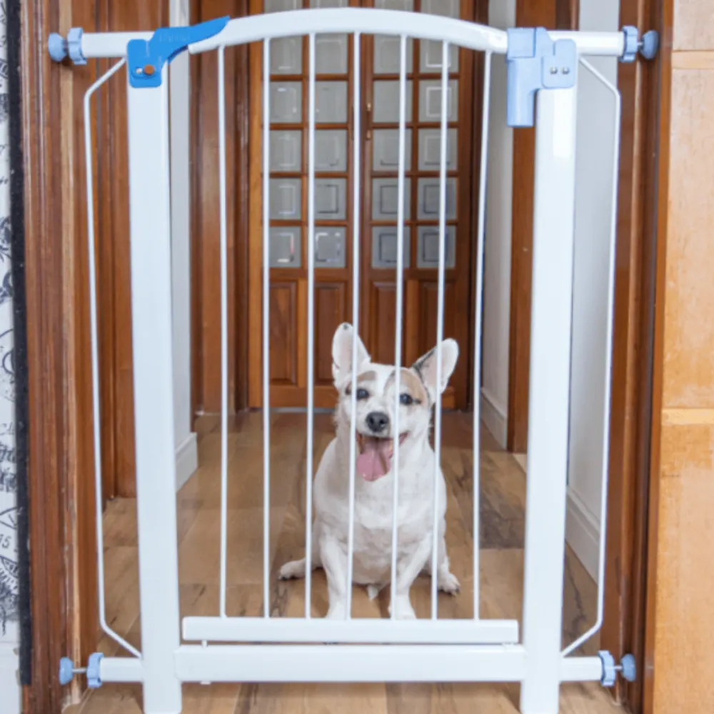 Portão Pet Grade Criança Porta Tubline One Branco 70cm