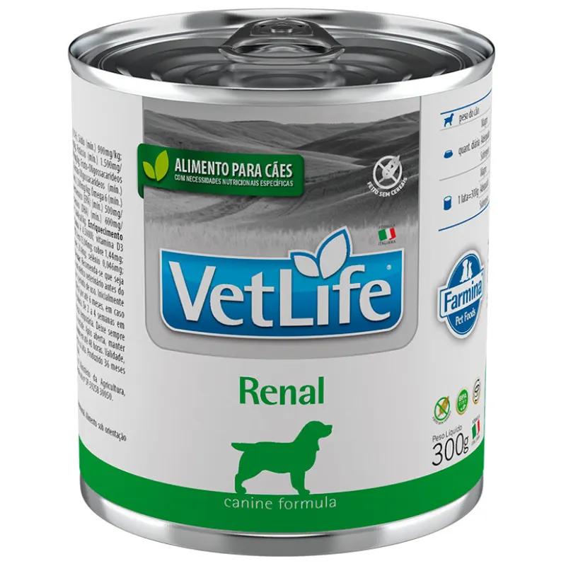 Ração Úmida Vet Life Canine Renal 300 g