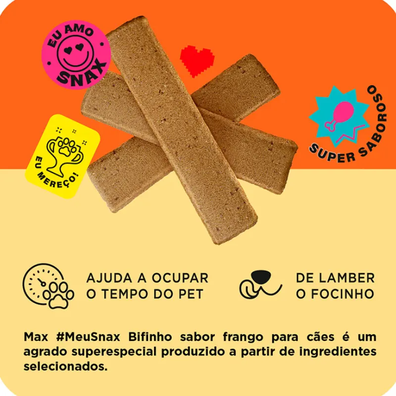Snack Max Bifinhos Frango 65 g