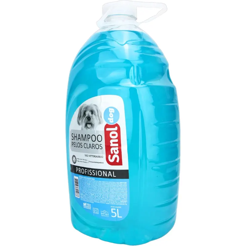 Sanol Dog Profissional Shampoo Pelos Claros 5 L