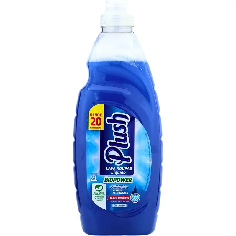 Lava Roupas Plush Liquido Biopower Conforto 2 L