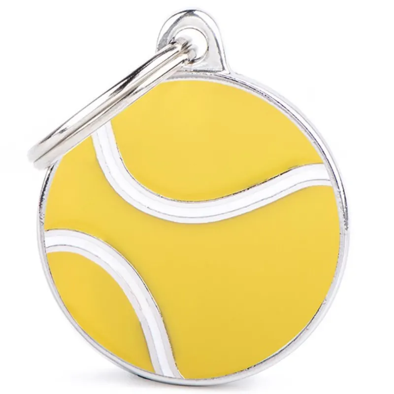 Medalha de Identificação My Family Bola de Tennis Tamanho Médio
