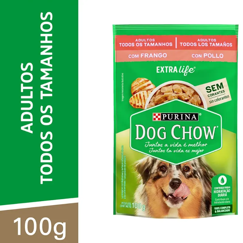 Dog Chow Sachê Para Cães Adultos 2 Unidades 200 g