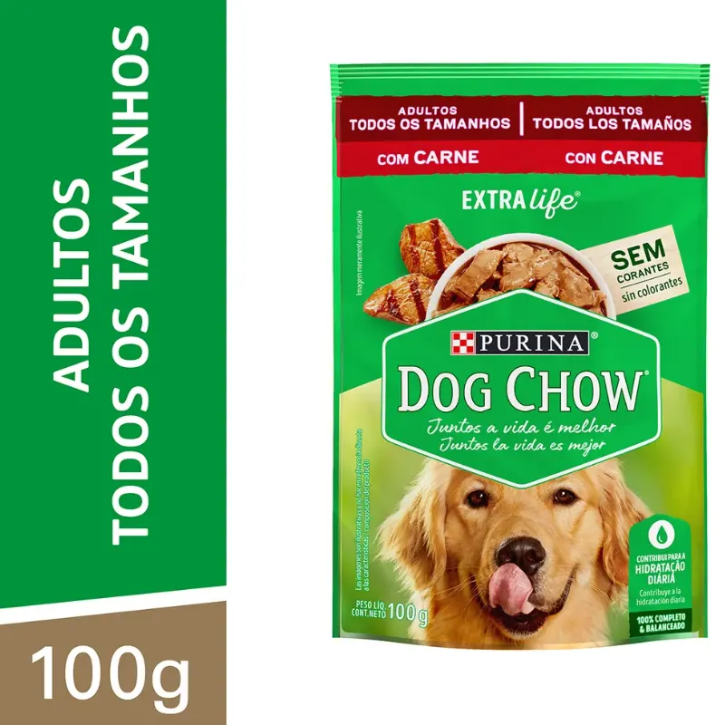 Dog Chow Sachê Para Cães Adultos 2 Unidades 200 g