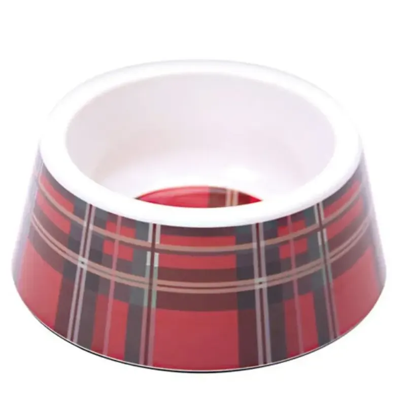 Tigela Plástica Tartan Jambo Pet