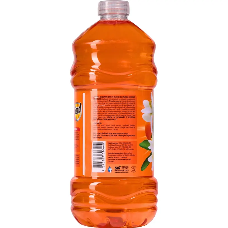 Desinfetante Sanol Flor de Laranjeira 2 L