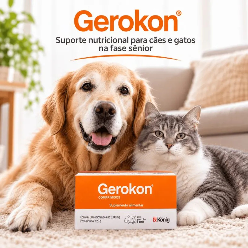 Suplemento Alimentar Gerokon 60 Comprimidos 2000 mg König