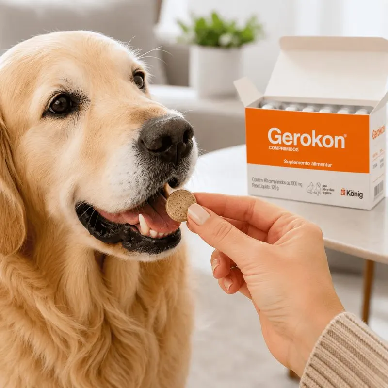 Suplemento Alimentar Gerokon 60 Comprimidos 2000 mg König