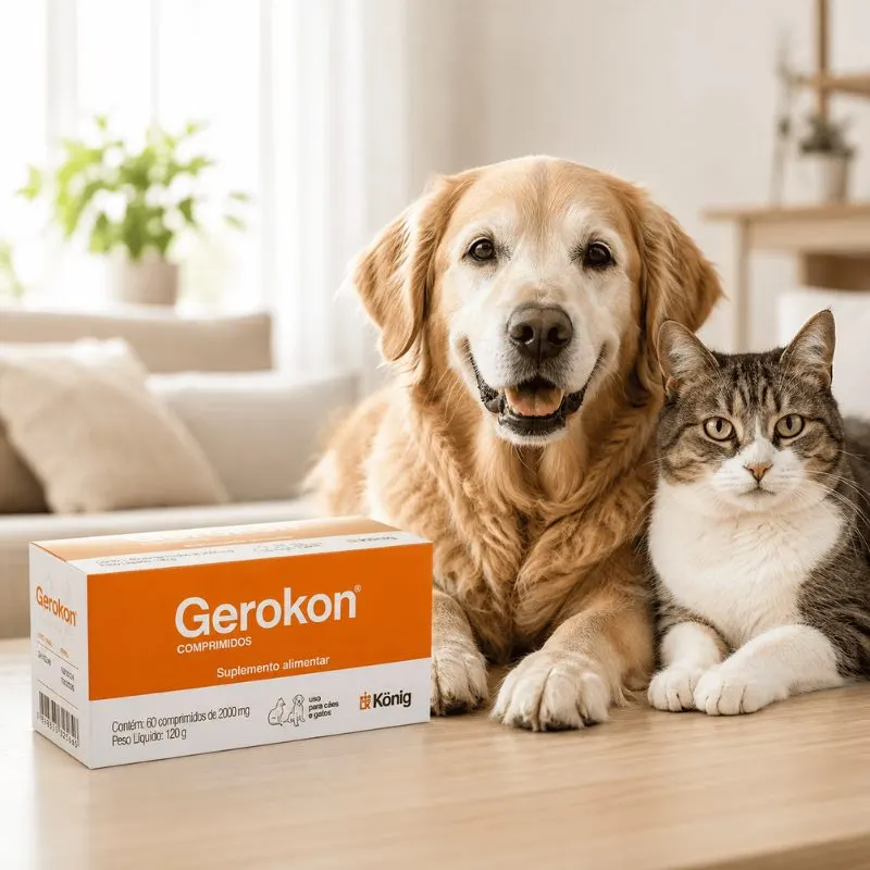 Suplemento Alimentar Gerokon 60 Comprimidos 2000 mg König