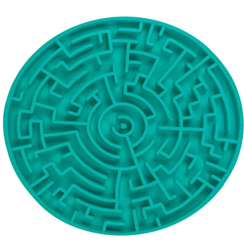 Comedouro Pet Games Labirinto Verde Água para Cães