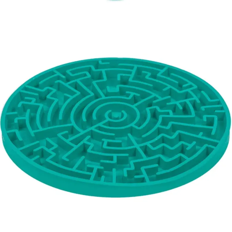 Comedouro Pet Games Labirinto Verde Água para Cães