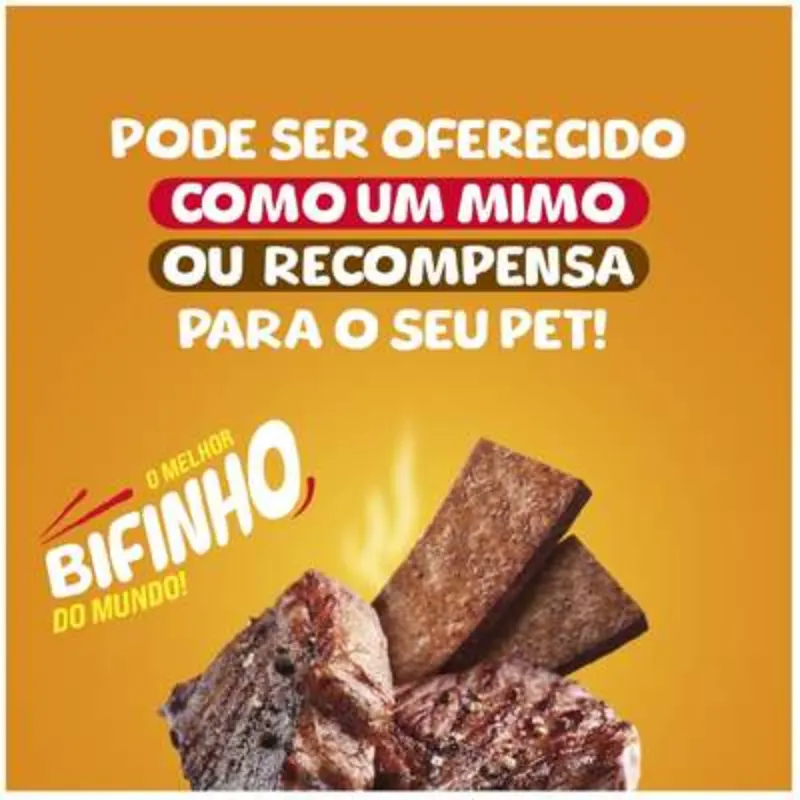 Petiscão Tablete Bifinho Mastigável Frango 250 g