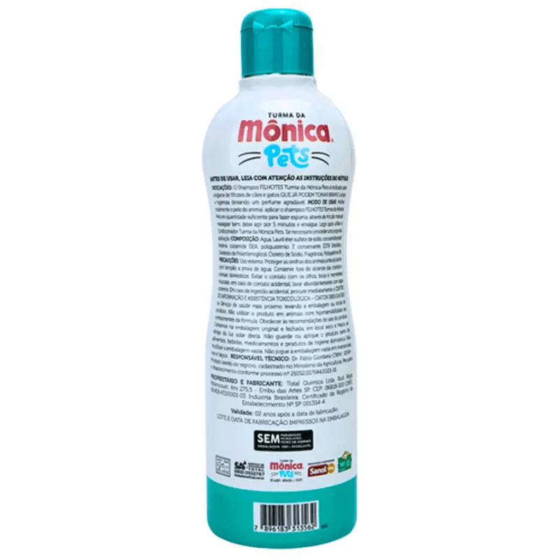 Shampoo Filhotes Turma da Mônica Pets 500 ml