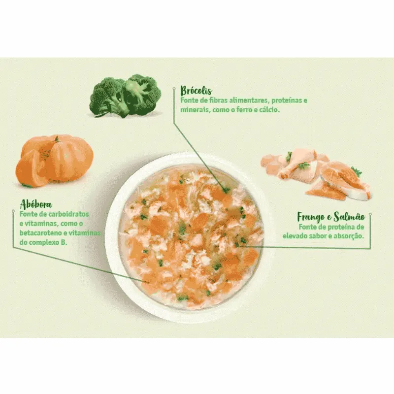 Guabi Natural Grain Free Sachê Cães Adt Sal/Fran/Veg 100g