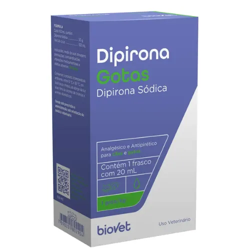 DIPIRONA GOTAS 50% BIOVET 20 ML