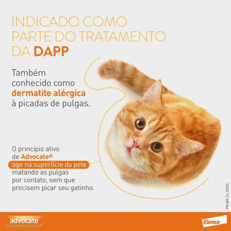 Advocate para  Gatos de até 4 Kg Com 1 Unidade