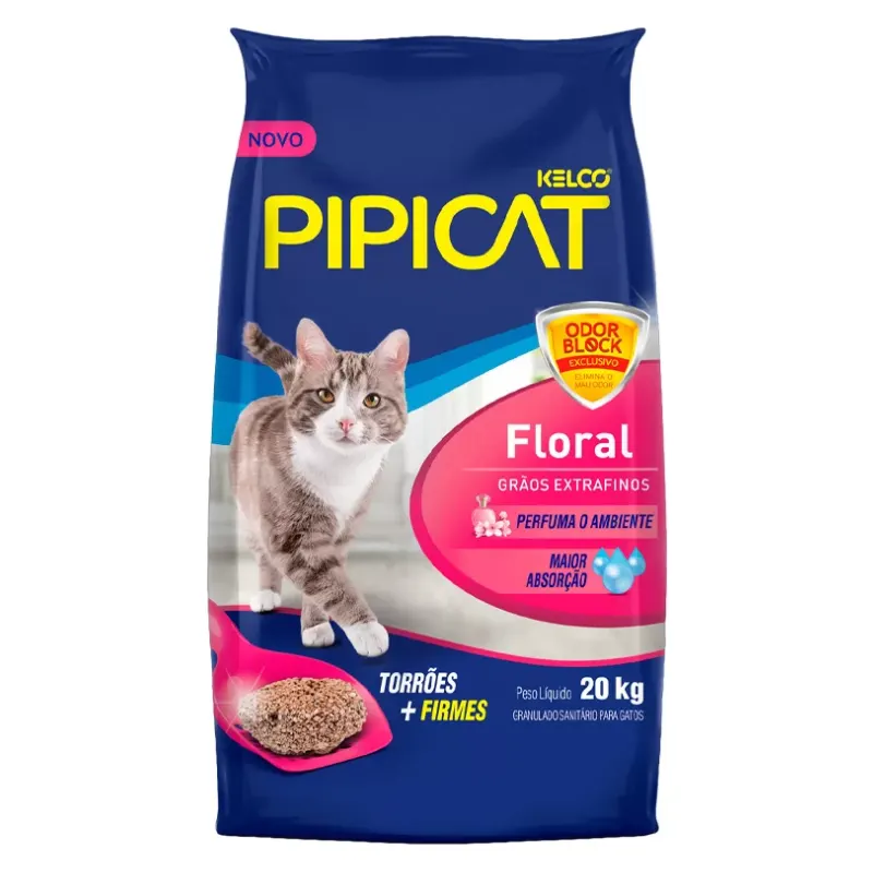 Areia Sanitária Pipicat Floral