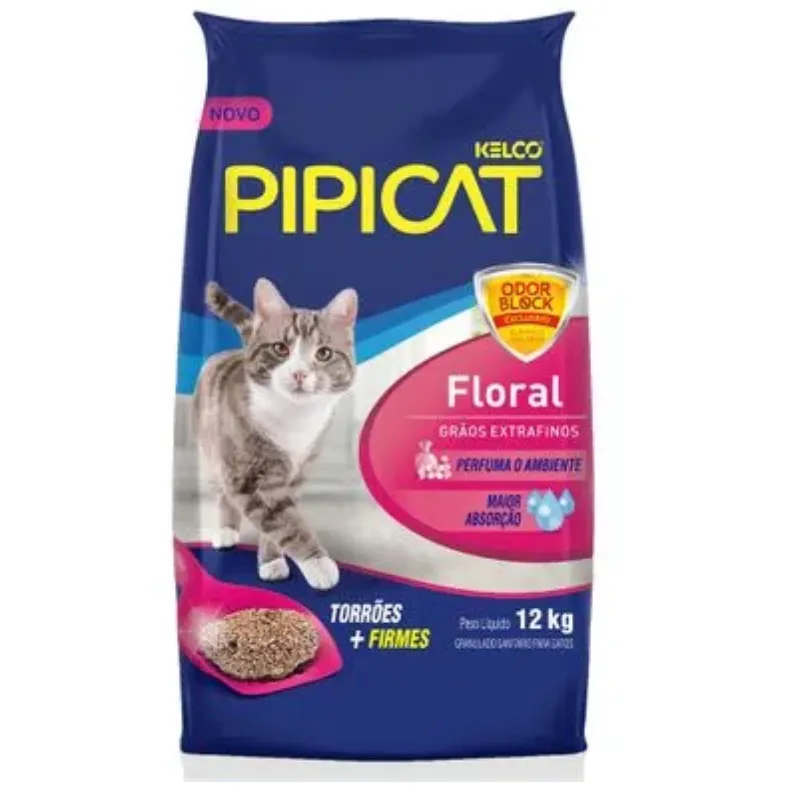 Areia Sanitária Pipicat Floral