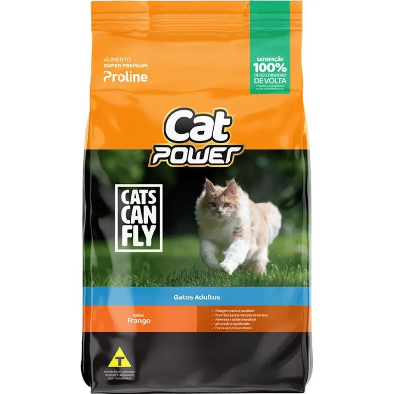 Ração Super Premium Cat Power Gato Adulto Frango