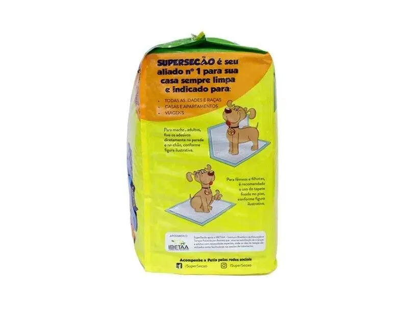 Tapete Higiênico Super Secão Petix 80x60 - 7 unidades