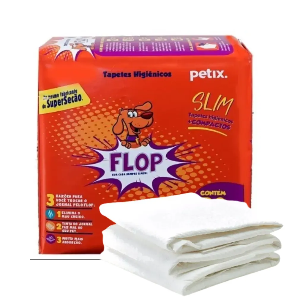Tapete Higiênico Flop Petix com 30 unidades